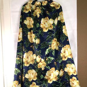 NEW Blue Floral Maxi Skirt